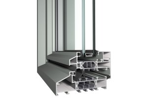 Ultraslank aluminium systeem voor ramen en deuren